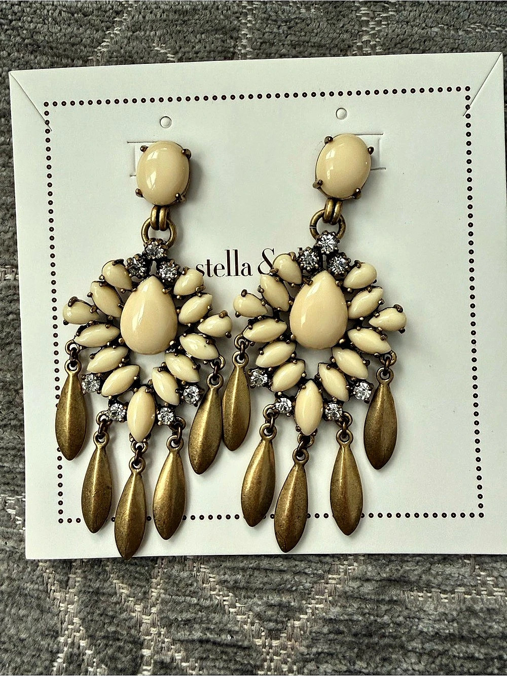 Stella & Dot Mallorca Chandelier Earrings